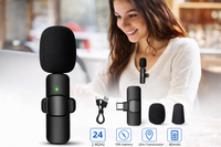 K8 Wireless Collar Microphone Type‑C Noise Reduction Lavalier Mic